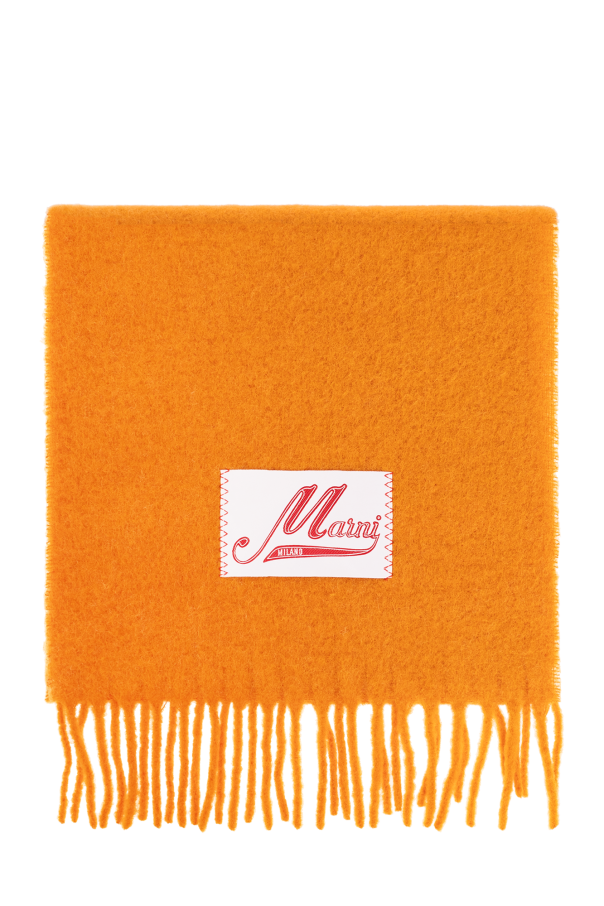 MARNI [Marni] FW24 Women’s Logo Patch Muffler SCMC0122Y0 UA 1.png